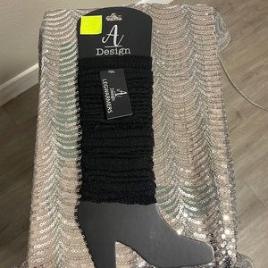 Brand New Black Leg Warmers